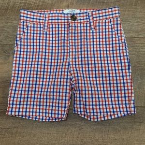 Red, white, and blue shorts